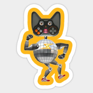 An Emoji Disco Bot Sticker